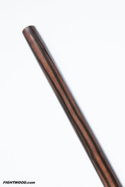 FIGHTWOOD Kamagong Stock 74 cm, Ø 24–26 mm – handgefertigter Escrima/Kali/Arnis-Stock