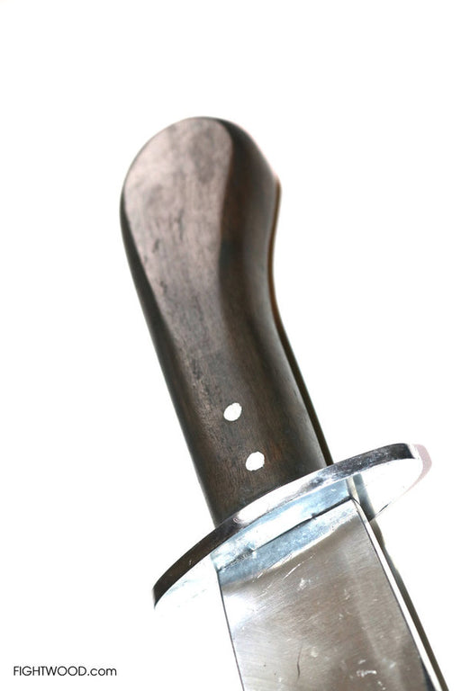 Fightwood Kris Dagger Trainingsdolch, stumpfe Aluminiumklinge, Ebenholzgriff, 44 cm