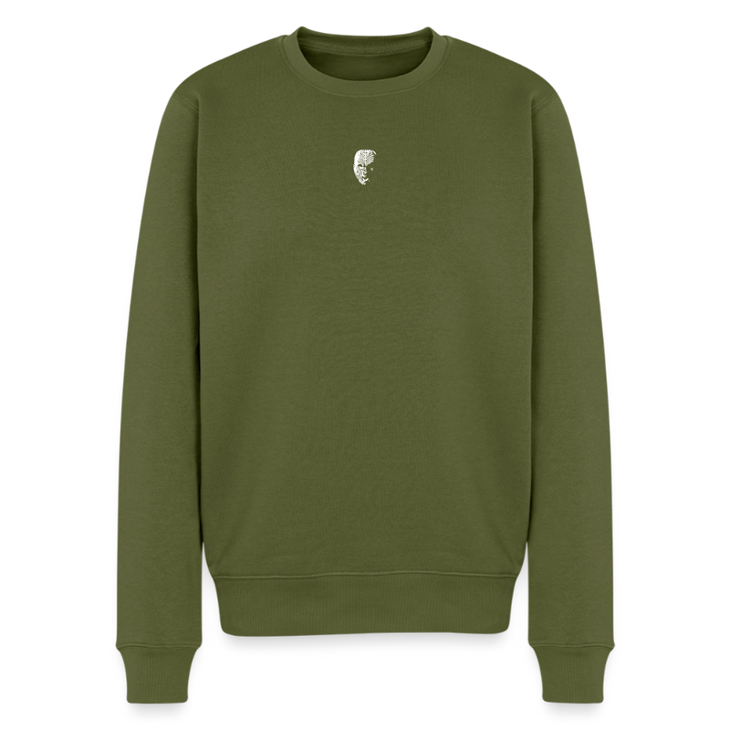 Fightwood Mask Middle Herren Premium Pullover mit Rundhals in Vorderansicht