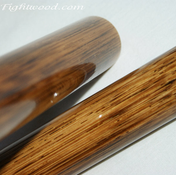 FIGHTWOOD ROYAL Burn Rattan Stöcke Paar für Escrima Kali und Arnis Training