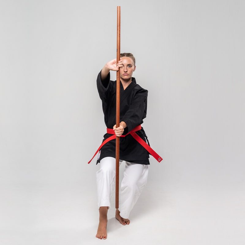 FUJIMAE Bo-Stab aus Roteiche – 154 cm Trainingswaffe für Kobudo und Kampfsport