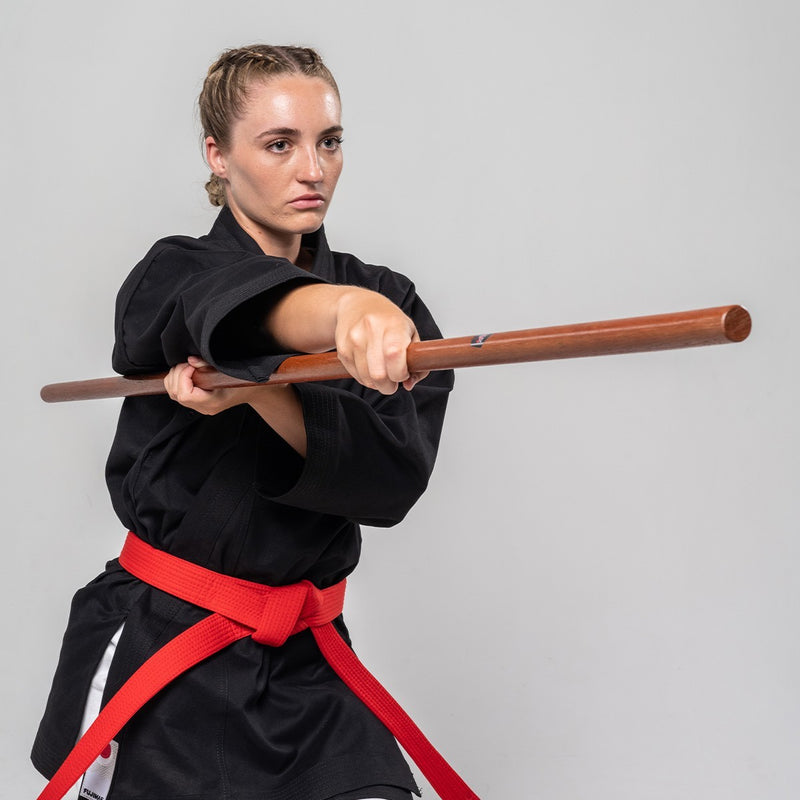 FUJIMAE Bo-Stab aus Roteiche – 154 cm Trainingswaffe für Kobudo und Kampfsport