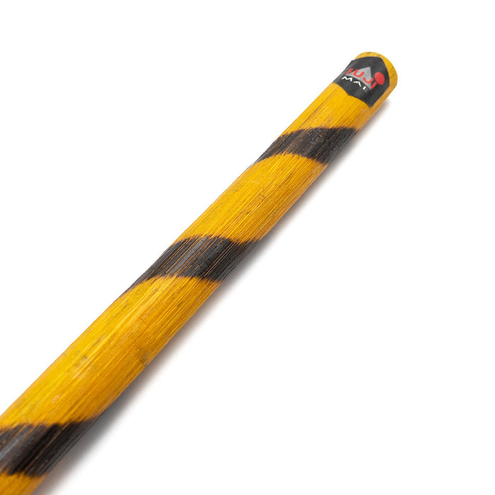 FUJIMAE Rattan Kali Stick – 66cm Polished & Varnished with Burned Stripes – for Escrima, Arnis, Kali & Self-Defense