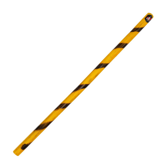 FUJIMAE Rattan Kali Stick – 66cm Polished & Varnished with Burned Stripes – for Escrima, Arnis, Kali & Self-Defense