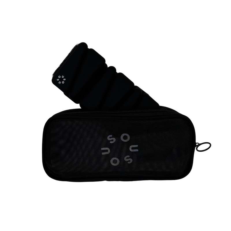 SouSou verstellbare Hand- & Fußgelenkgewichte 2 × 0,5 kg – Schwarz