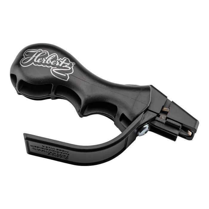 Herbertz Messerschärfer mit V-Schärfeinsatz und Schutzbügel in Schwarz