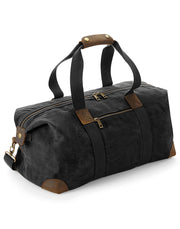 Heritage Weekender aus gewachster Canvas mit Lederdetails, 19 L