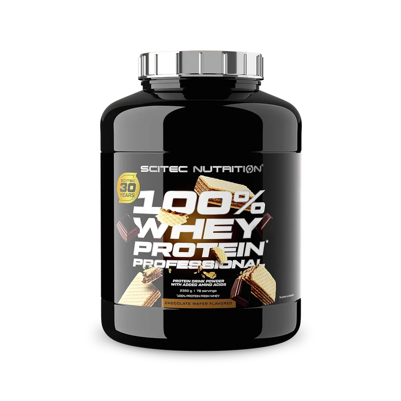 Scitec 100% Whey Professional 2350g - Chocolate Wafer - SKU 320200-039
