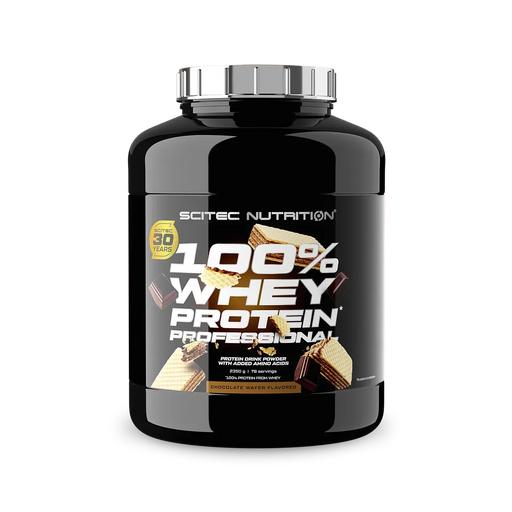 Scitec 100% Whey Professional 2350g - Chocolate Wafer - SKU 320200-039