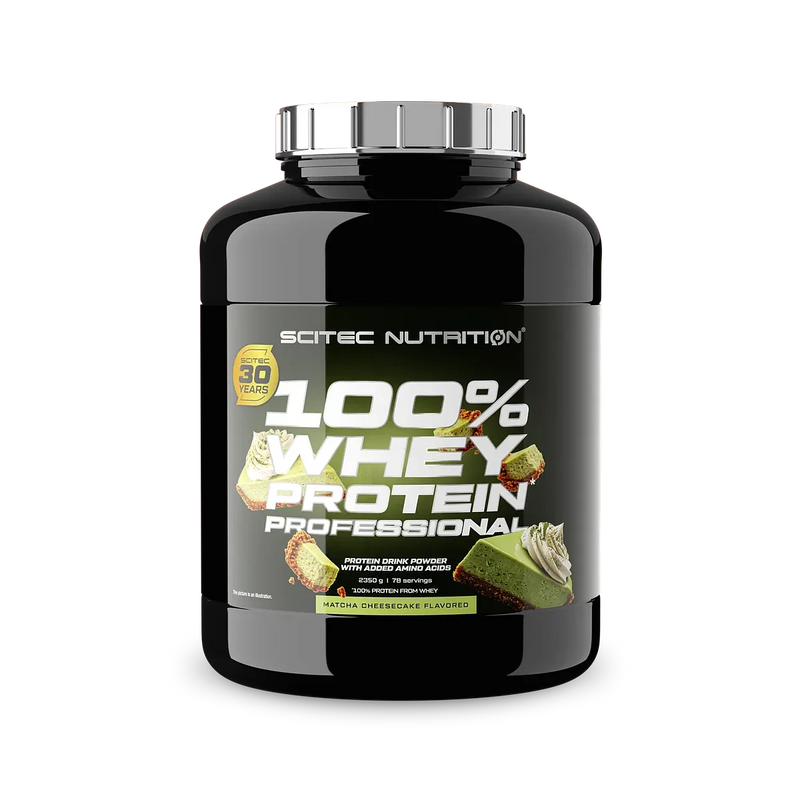 Scitec 100% Whey Professional 2350g - Matcha-Cheesecake - SKU 320200-040