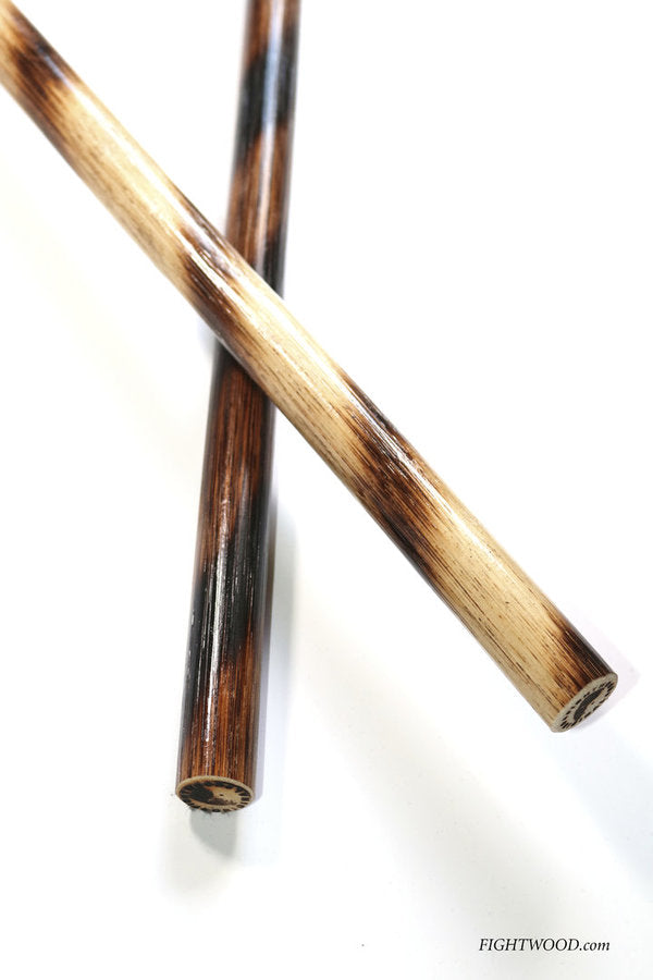 FIGHTWOOD® Spiral Light or Dark – High-quality rattan sticks for Escrima, Arnis & Kali – Handmade in Berlin