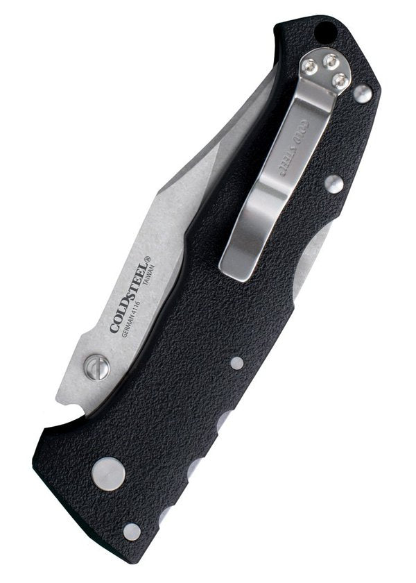 Pro Lite pocket knife with clip point tip and black handle