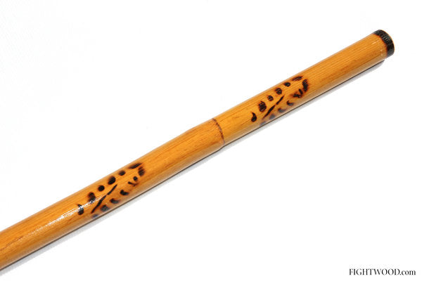 Filipino training stick with brand pattern