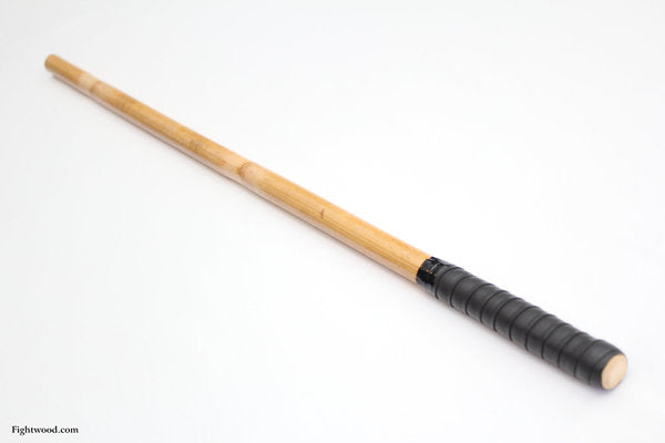 Rattan stick - unpeeled with handle