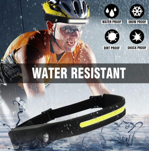 LED headlamp with WAVE CONTROL + accessories