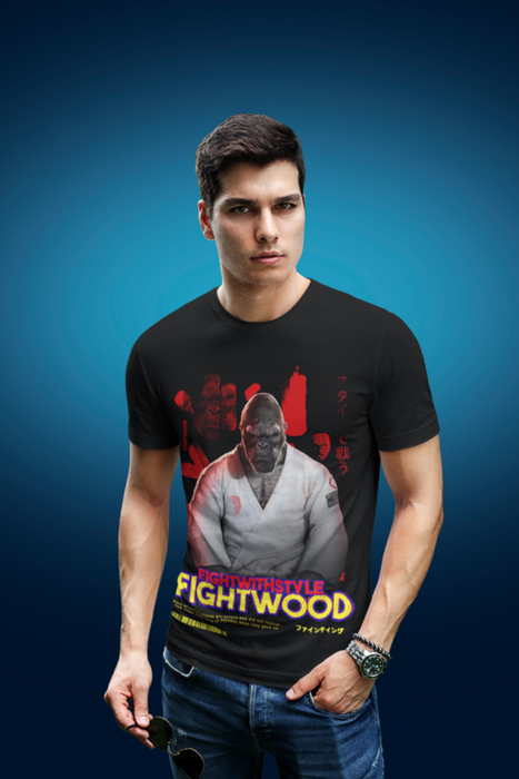 Fightwood Fightwithstyle Gorilla Black - Men's Premium T-Shirt