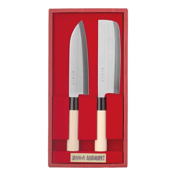 Herbertz two-piece set of Japanese chef's knives, steel 420J2