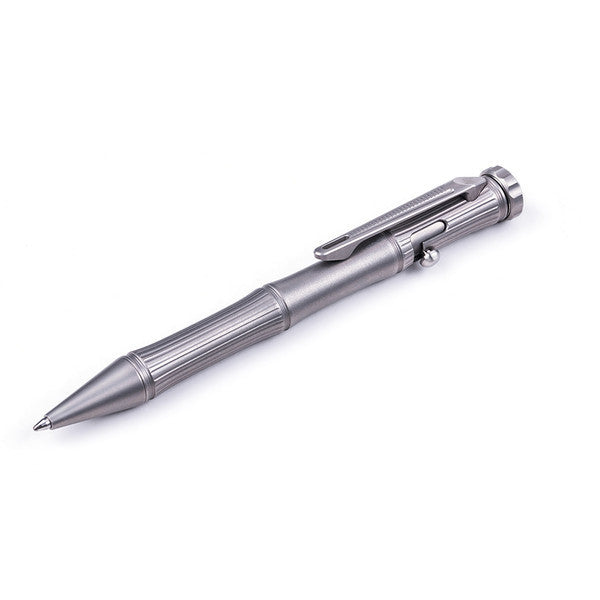 NEXTORCH NP10Ti Titanium Tactical Pen Glass Breaker, Kubotan + Ballpoint Pen