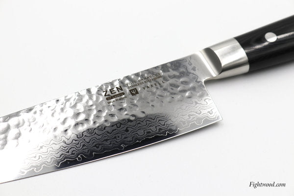 Yaxell chef's knife set chef's knife ZEN + knife sharpener (Damascus blade)