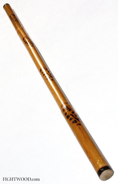 Filipino training stick with brand pattern