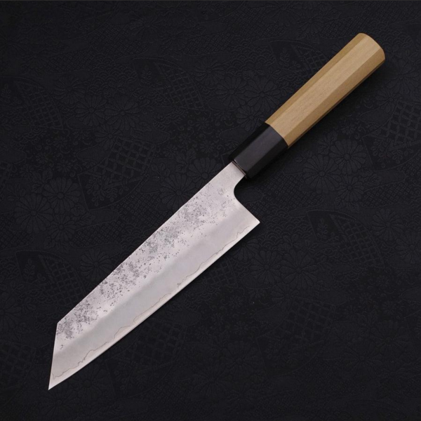 Kiritsuke Bunka Silver Steel Nashiji Buffalo Magnolia Handle 170mm