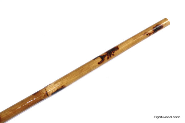 Rattan stick with branded pattern Scorpion