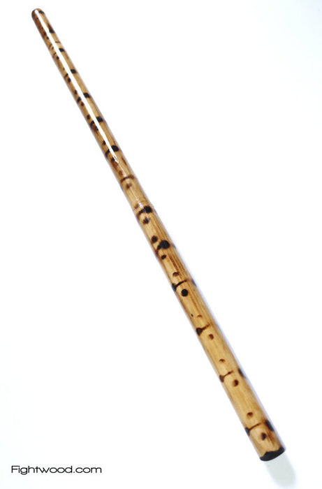 Rattan stick with branded pattern