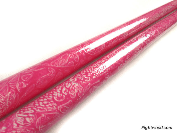 FIGHTWOOD COLOR Lady "Abstract Art Pink White" (pair)