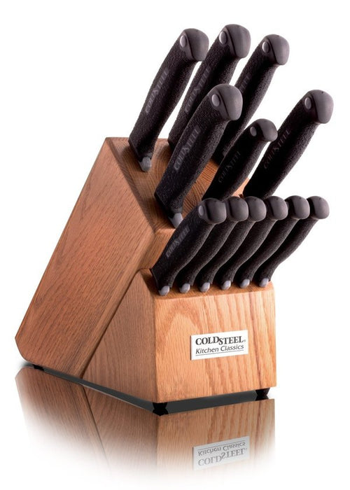 Cold Steel Kitchen Knife Set, Kitchen Classics, with optimized handles