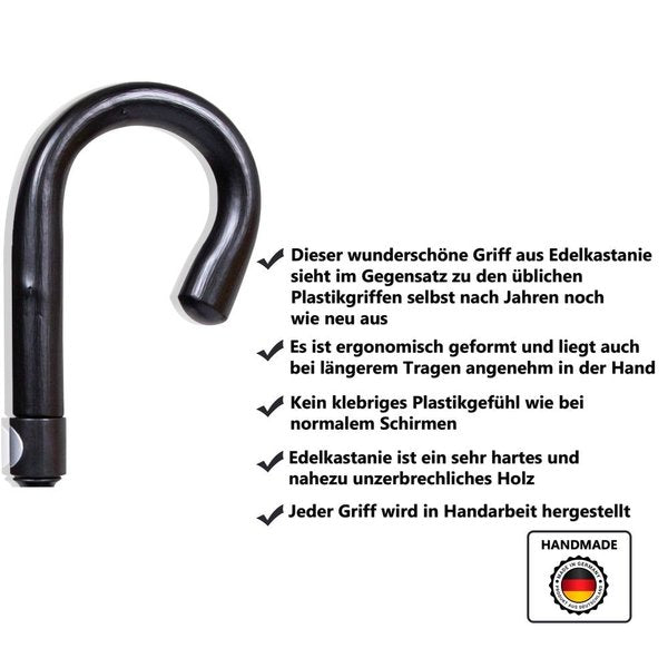 Safety umbrella "Standard" Round hook handle Round hook