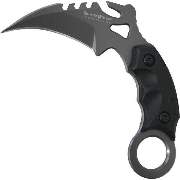 BlackField Scythe Karambitmesser schwarz