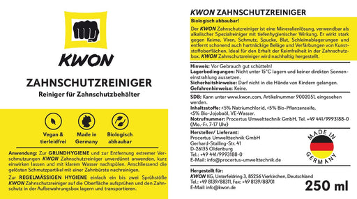 KWON® Zahnschutzreiniger – Produktansicht 2