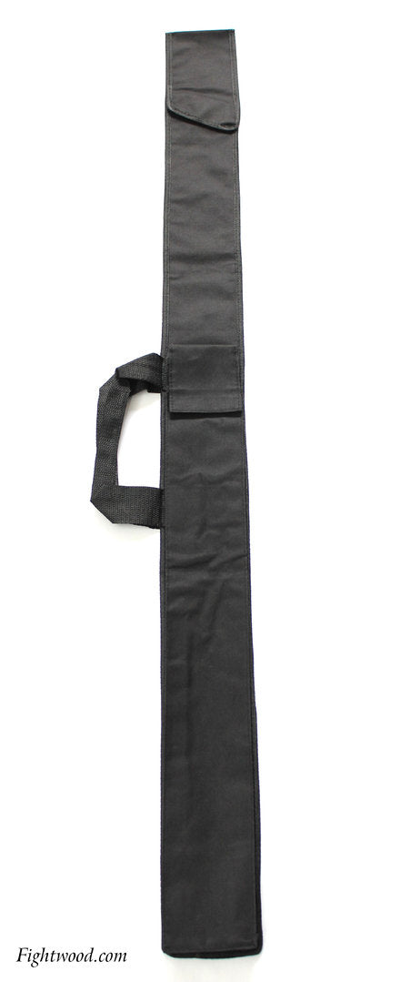Alt-Text: Tasche für JO- und BO-Stäbe aus Nylon in Schwarz – 128 oder 182 cm