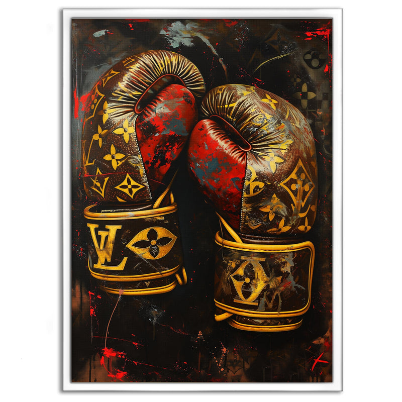 Luxury Boxing Gloves - Pop Art Canvas Print (SimpleCanvas, 2025)