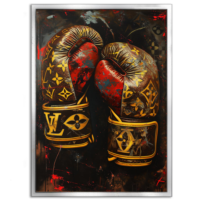 Luxury Boxing Gloves - Pop Art Canvas Print (SimpleCanvas, 2025)