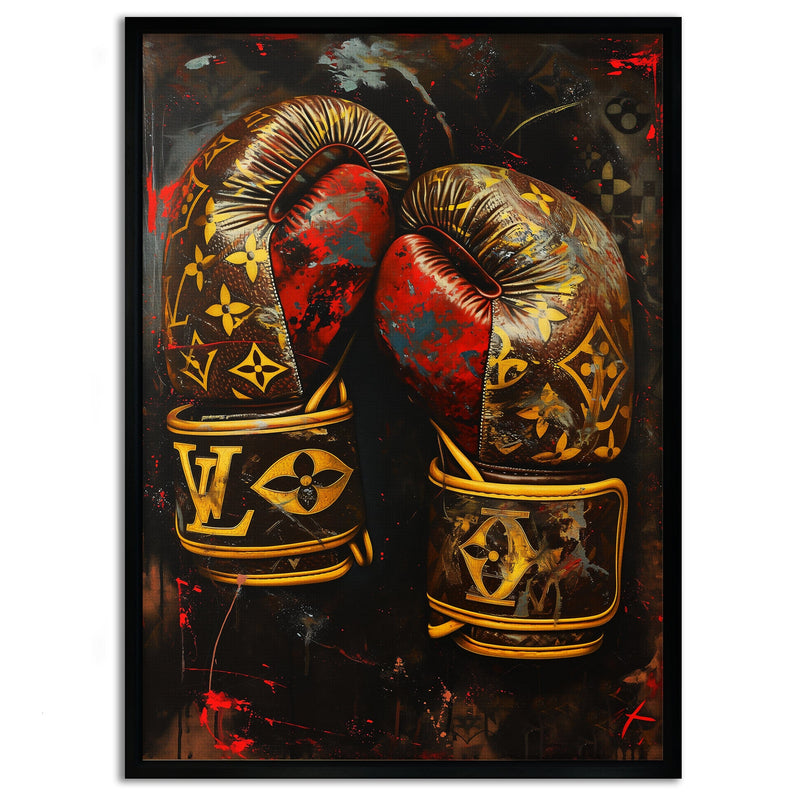 Luxury Boxing Gloves - Pop Art Canvas Print (SimpleCanvas, 2025)