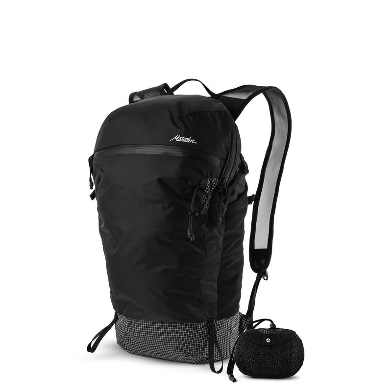 Matador Freefly16 – abdichtender YKK®-Reißverschluss Detailaufnahme