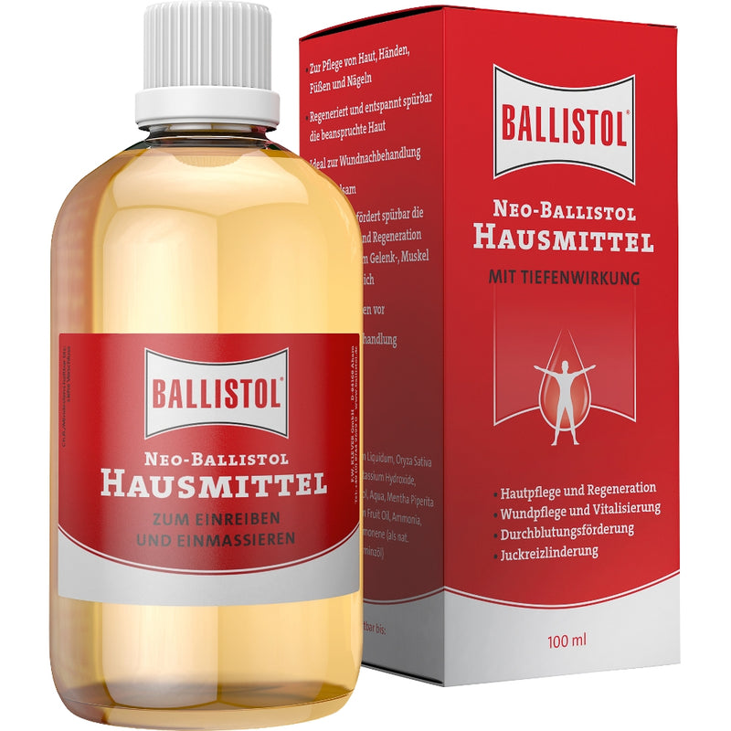 Neo Ballistol Hausmittel 100 ml Pflegeöl und Massageöl Flasche