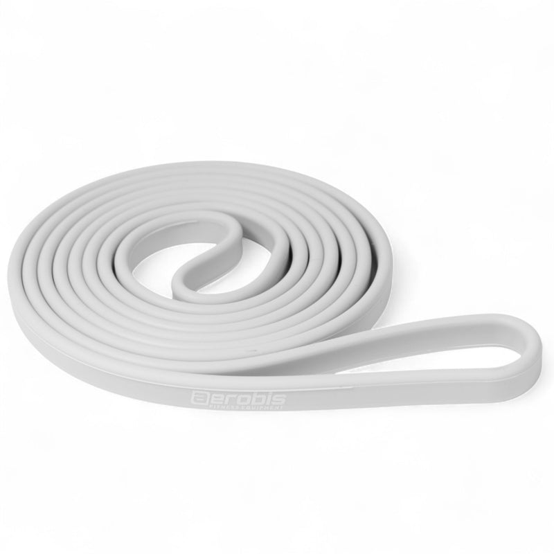 Powerbands 2.0 – Set of 4 Premium Resistance Bands (Silicone, Latex-Free) – 100 cm – up to 100 kg total coverage + Nylon Bag