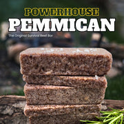 Powerhouse Pemmican PURE – Survival Food aus Rindfleisch und Rindertalg