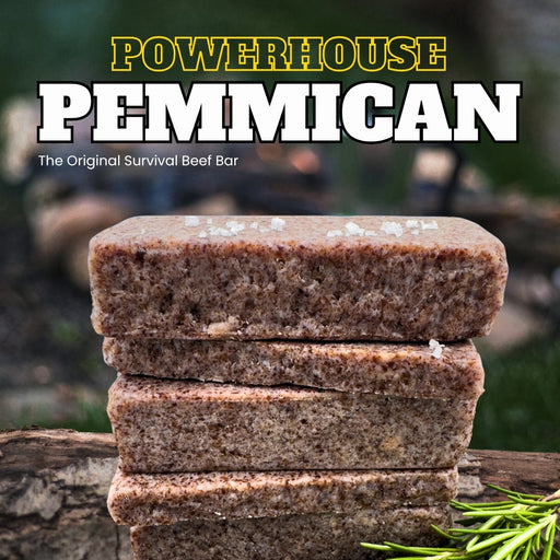 Powerhouse Pemmican PURE – Survival Food aus Rindfleisch und Rindertalg