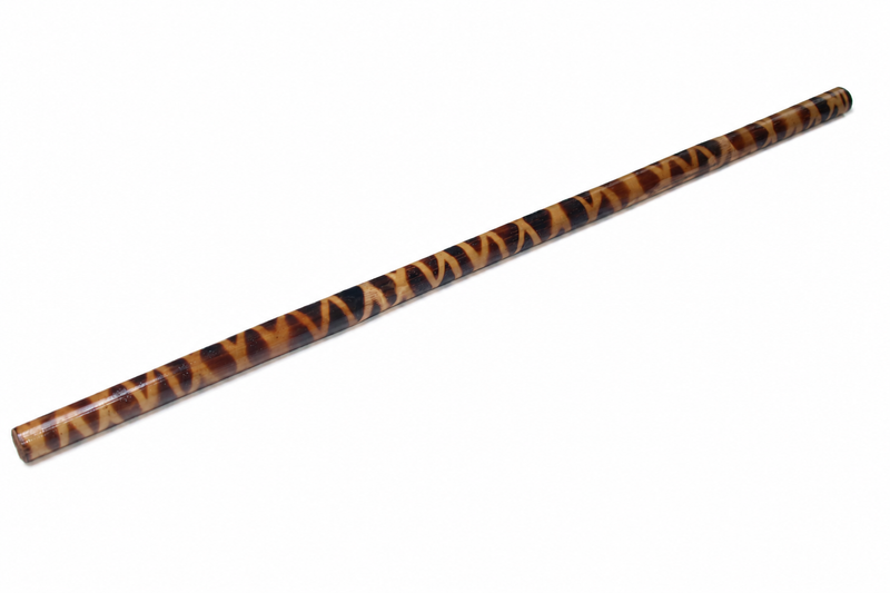 Rattanstock mit Brandmuster Modell 3, 70 cm, für Escrima Kali Arnis Training
