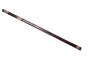 Schwarzer Rattanstock mit Schale für Escrima, Kali und Arnis Training