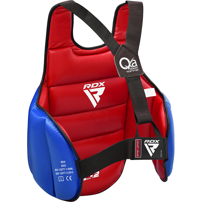 RDX T2 CE zertifizierter Karate Body Protector Gepolsterter Brustschutz – Produktbild 2