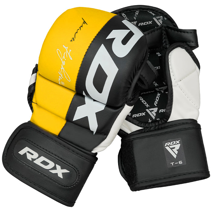 RDX T6 MMA Handschuhe Sparring in Kunstleder 7oz – Produktbild 33