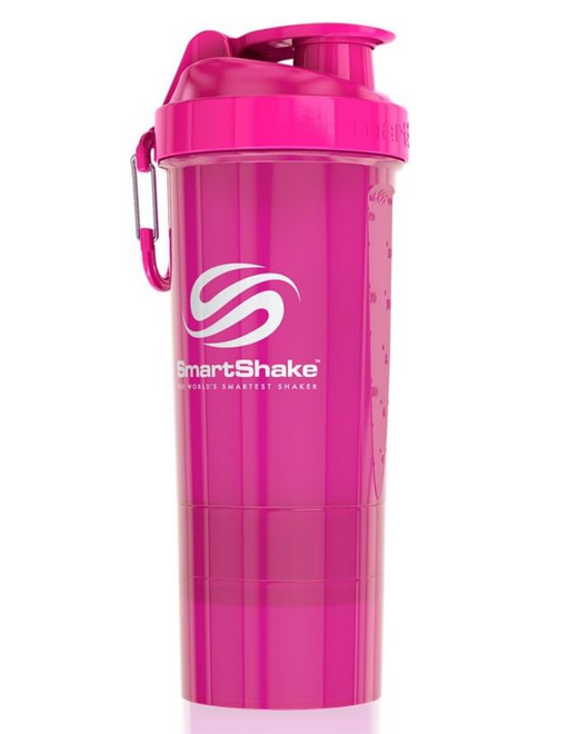 SmartShake Original2Go ONE 800 ml Protein Shaker mit Aufbewahrungsfach