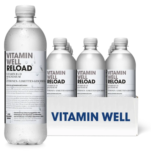 Vitamin Well Drink 12x500ml - ZERO Peach - SKU 172001-016