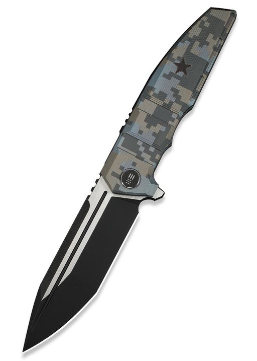WE Knife Breach WE25077-3 Titan-Taschenmesser mit geöffneter M390 Tanto-Klinge
