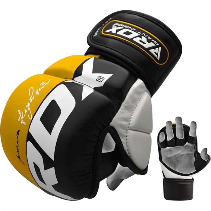RDX T6 MMA Handschuhe Sparring in Kunstleder 7oz – Produktbild 34