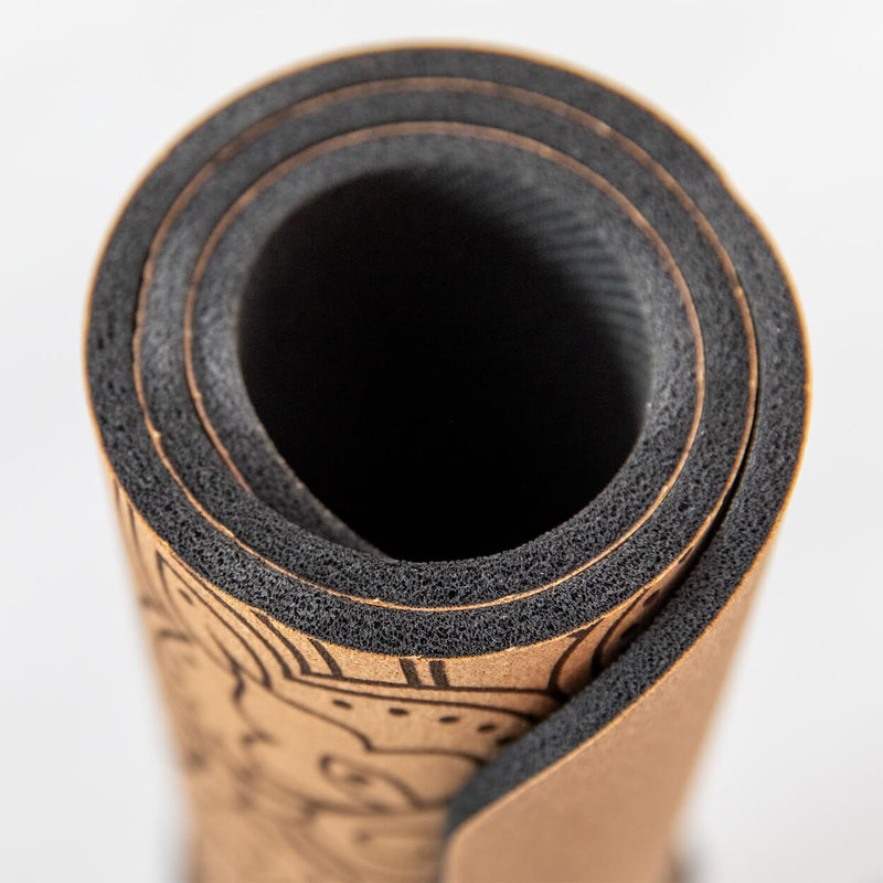 Yoga Set “Support” – Cork Yoga Mat & Yoga Pad | Sustainable & Joint-Friendly